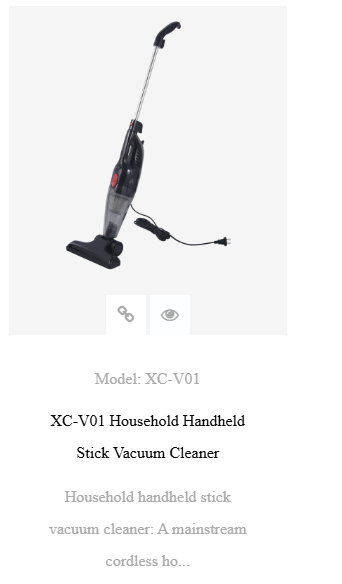 Household handheld stick vacuum cleaner model XC-V01